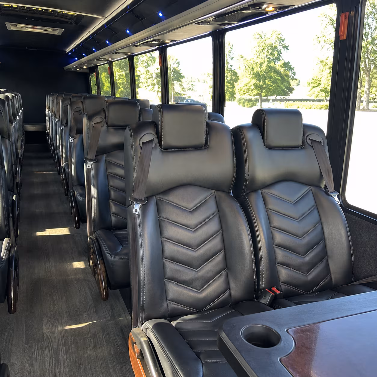 the bus type and amenities